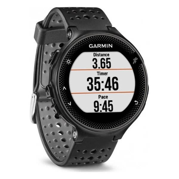 Garmin Forerunner 235, pulsur, sort/grå