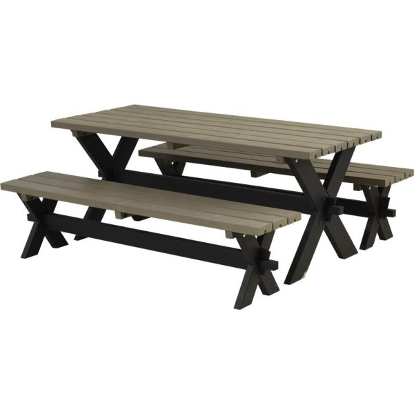 Plus Nostalgi plankset, Svart/gråbrun