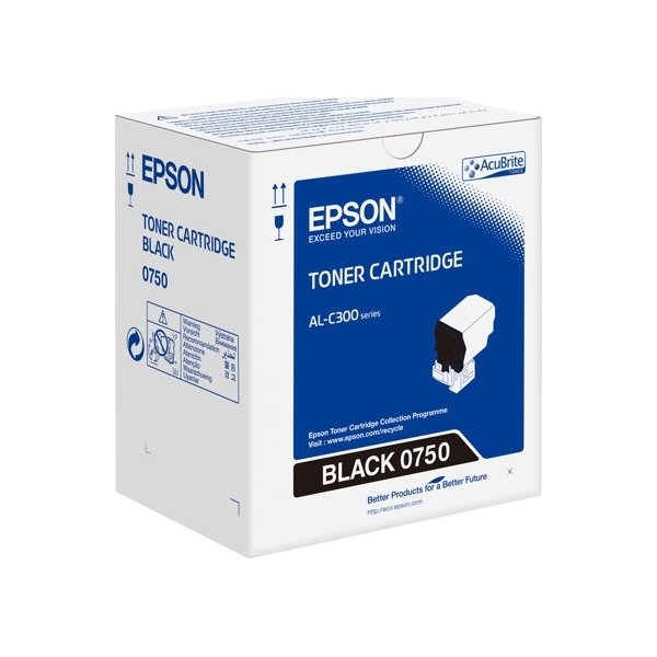 Epson C13S050750 lasertoner, sort, 7300s