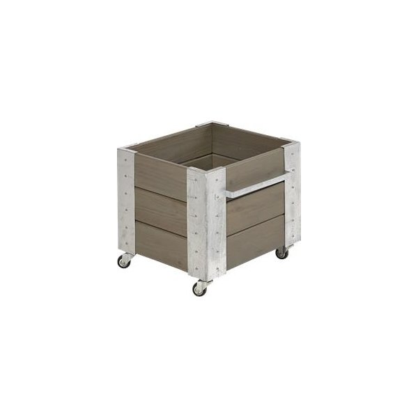 Plus Cubic Blomsterkasse 46x50x45, Gråbrun