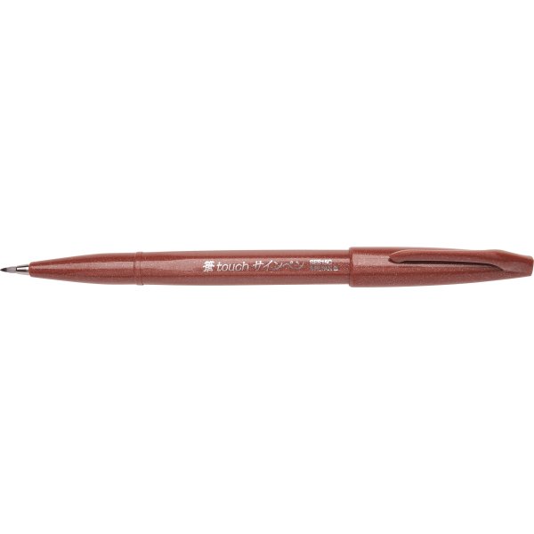 Pentel Brush Sign Pen Fineliner | Brun