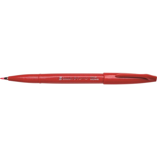 Pentel Brush Sign Pen, rød
