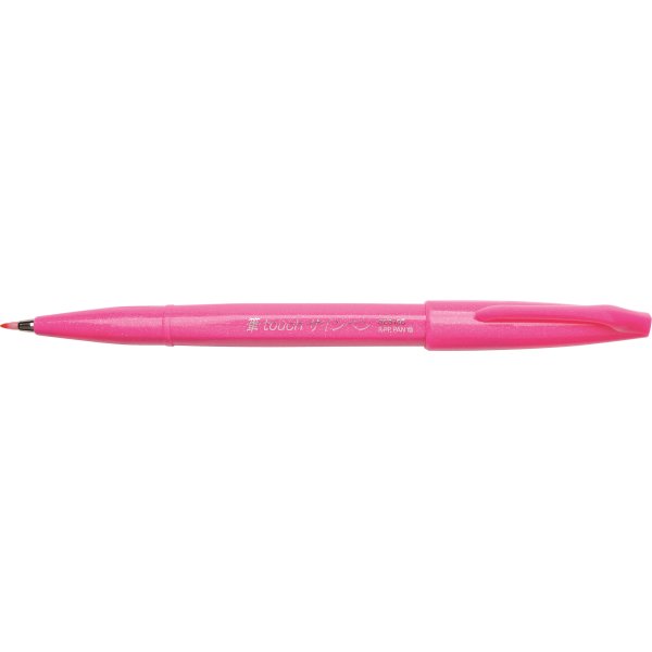 Pentel Brush Sign Pen Fineliner | Pink