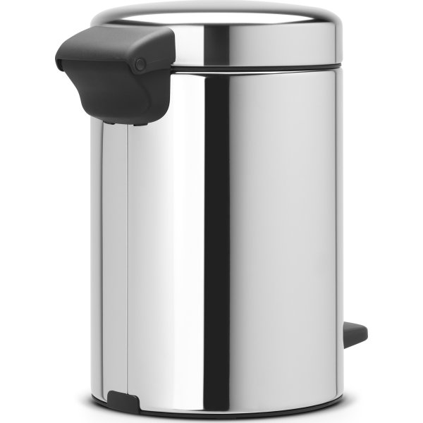 Brabantia NewIcon Pedalspand 3 L, brilliant steel