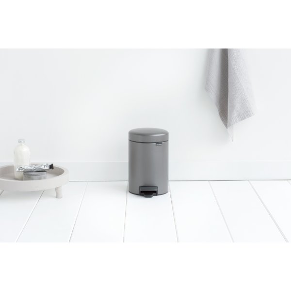 Brabantia NewIcon Pedalspand | 3 L | Platin