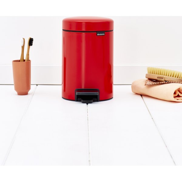 Brabantia Pedalspand 3 L, passion red