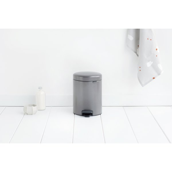 Brabantia NewIcon Pedalspand | 5 L | Platin
