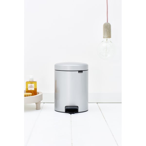 Brabantia Pedalspand, 5 L, metallic grey