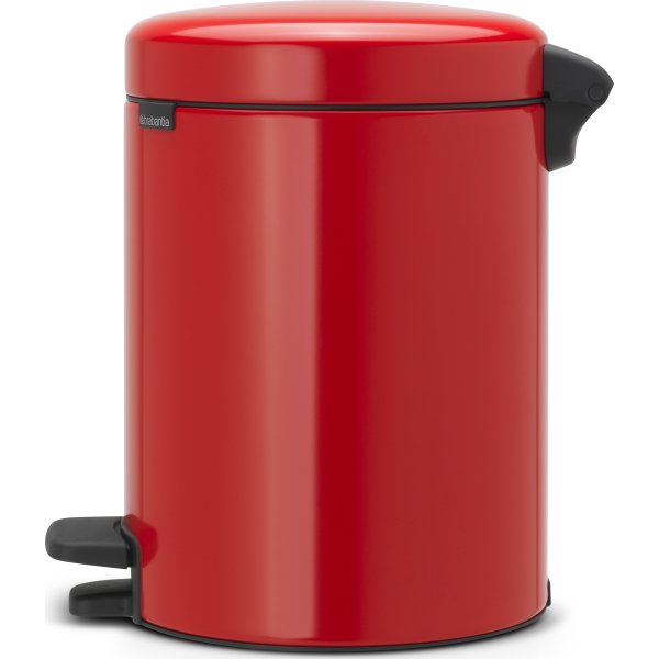 Brabantia NewIcon Pedalspand, 5 L, passion red