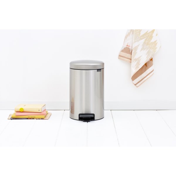 Brabantia NewIcon Pedalspand | 12 L | Mat Stål