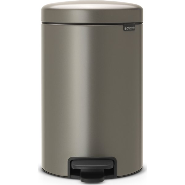 Brabantia NewIcon Pedalspand | 12 L | Platin