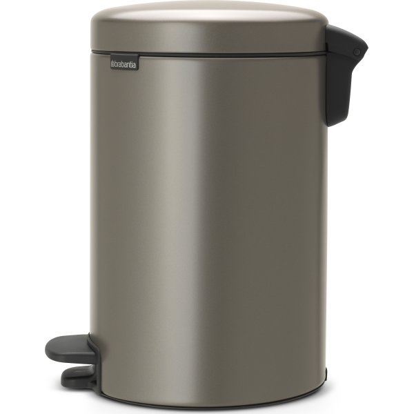 Brabantia NewIcon Pedalspand | 12 L | Platin