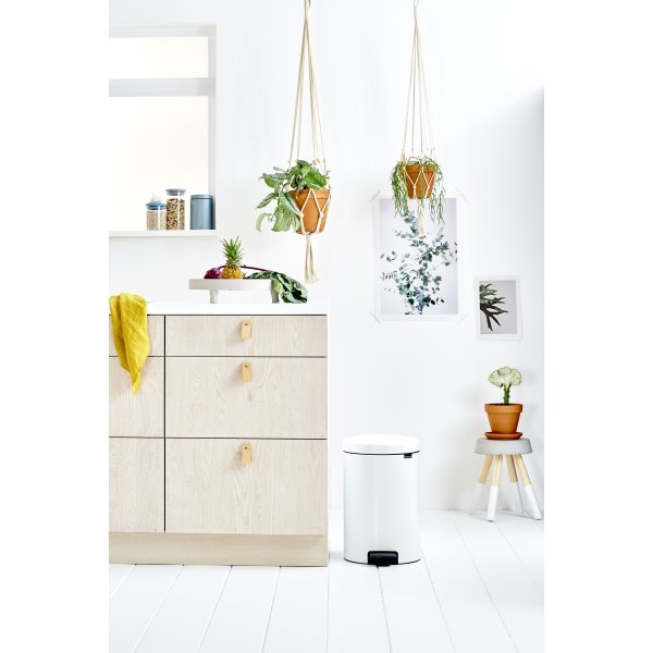 Brabantia NewIcon Pedalspand | 20 L | Hvid