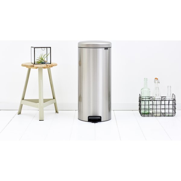 Brabantia NewIcon Pedalspand | 30 L | Mat stål
