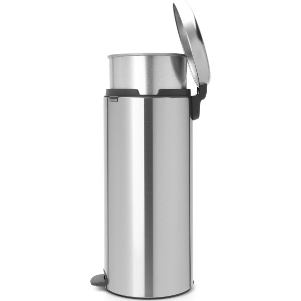 Brabantia Pedalspand, 30 L, metal, matt steel