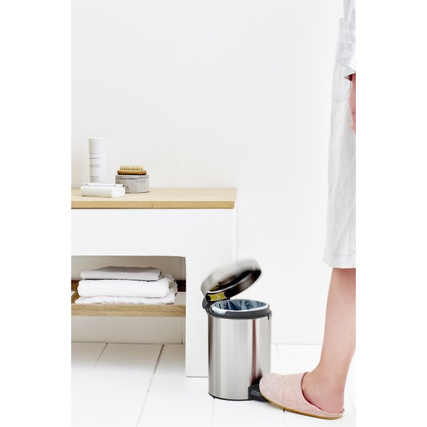 Brabantia NewIcon Pedalspand | 3 L | Mat sort