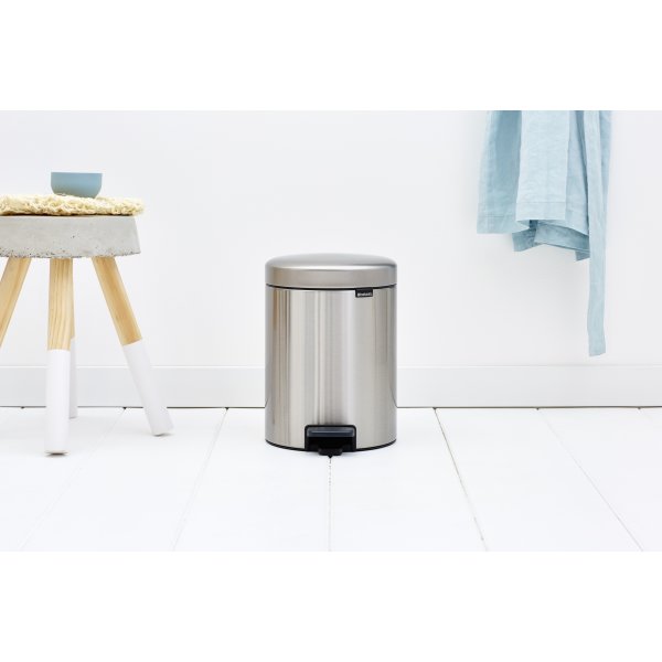 Brabantia NewIcon Pedalspand | 5 L | Mat stål