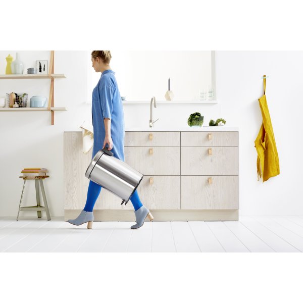 Brabantia NewIcon Pedalspand | 20 L | Mat sort