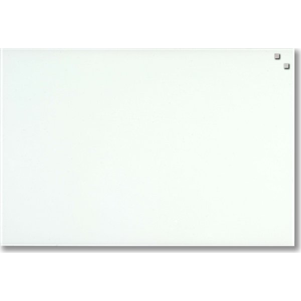 NAGA Glassboard magnetisk glastavle 40x60 cm, hvid