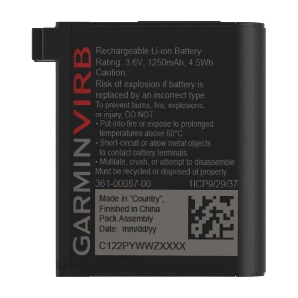 Garmin Virb genopladeligt batteri