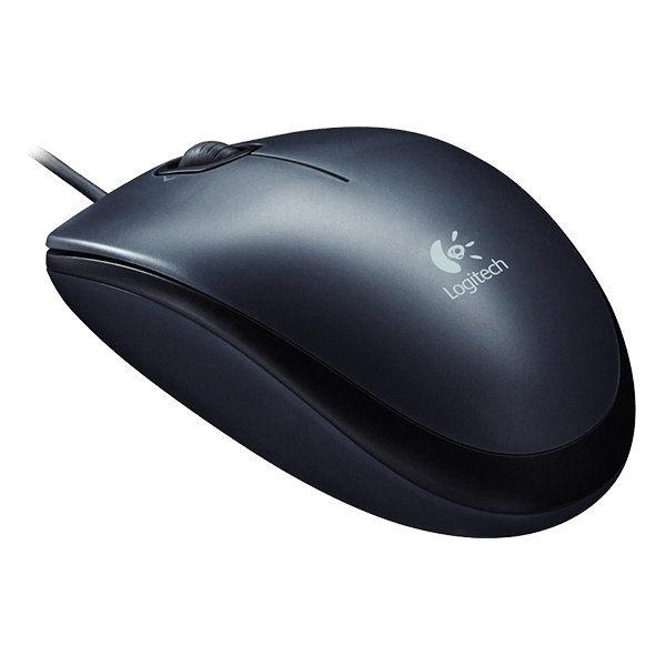 Logitech M100 computermus, hvid