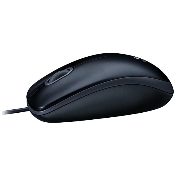 Logitech M100 computermus, hvid