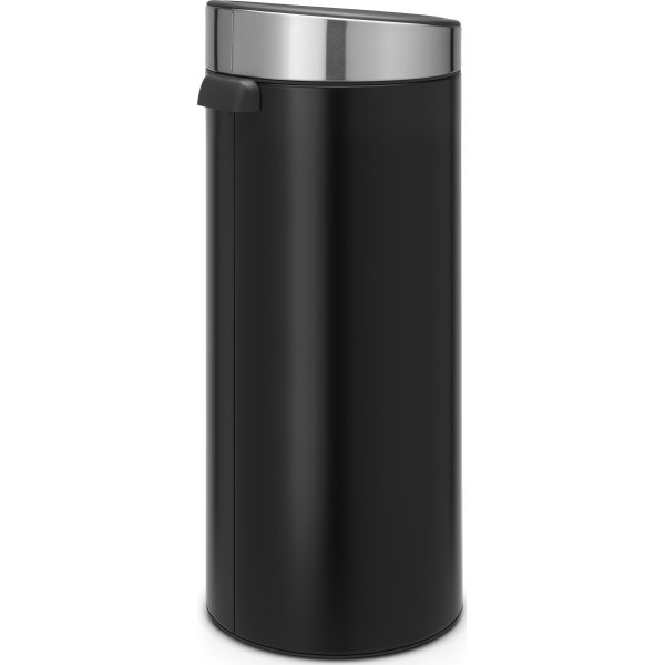 Brabantia Touch Bin 30 L i matt black m. FPP lid Se! Fri Fragt