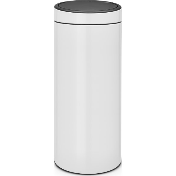 Brabantia Touch Bin 30 L i hvid Køb online hos Lomax! Lomax A/S