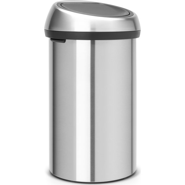 Brabantia Touch Bin 60 L i mat stål se den her idag! Fri Fragt