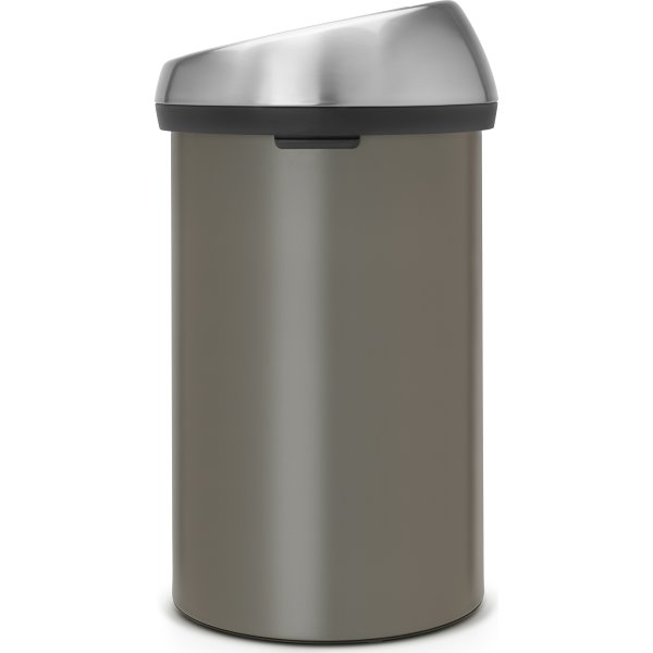 Brabantia Touch Bin 60 L, platinum, FPP lid