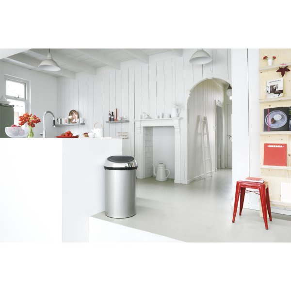 Brabantia Touch Bin 60 L, metallic grey
