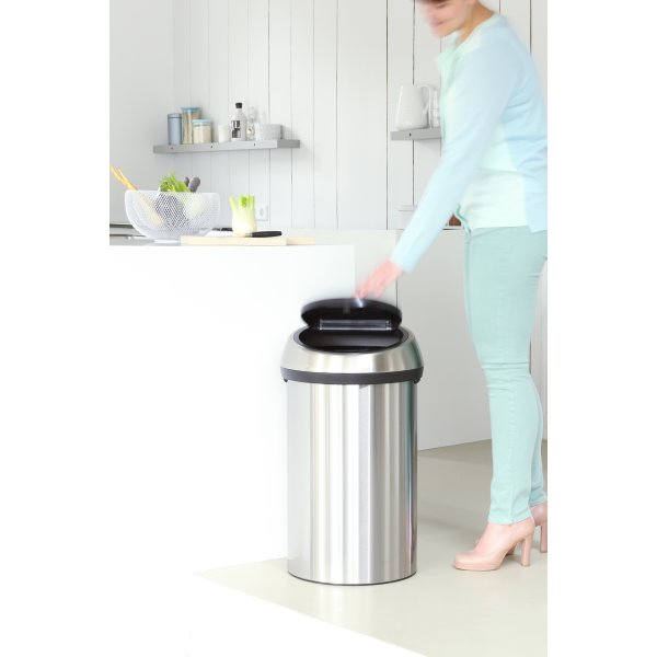 Brabantia Touch Bin 60 L, matt black