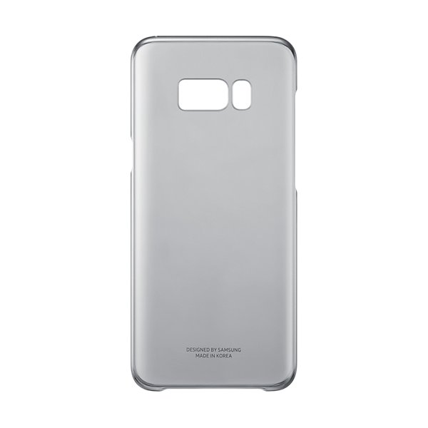 Samsung Galaxy S8+ bagcover, transparent sort