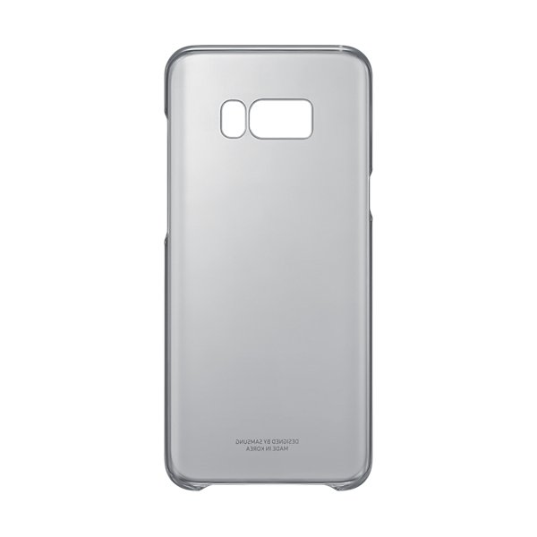 Samsung Galaxy S8+ bagcover, transparent sort