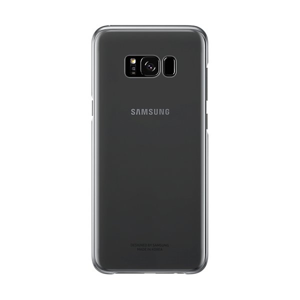 Samsung Galaxy S8+ bagcover, transparent sort