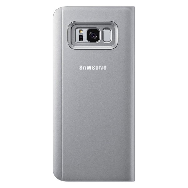 Samsung Galaxy S8+ Clear View Cover, sølv