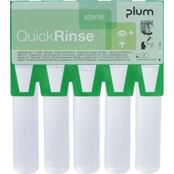 Plum Quick Rinse mini øjenskyl 5x20 ml