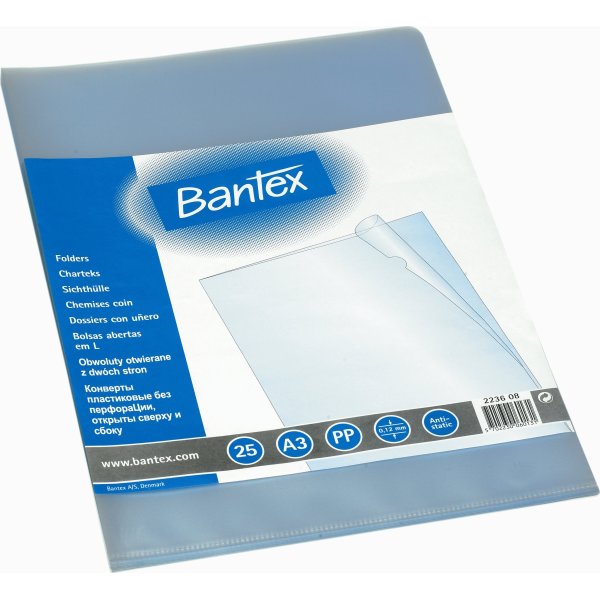 Bantex mapp, A3, 0,12 mm
