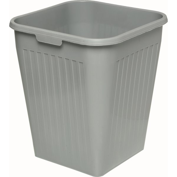 Bantex Orth papirkurv, 25 liter, grå