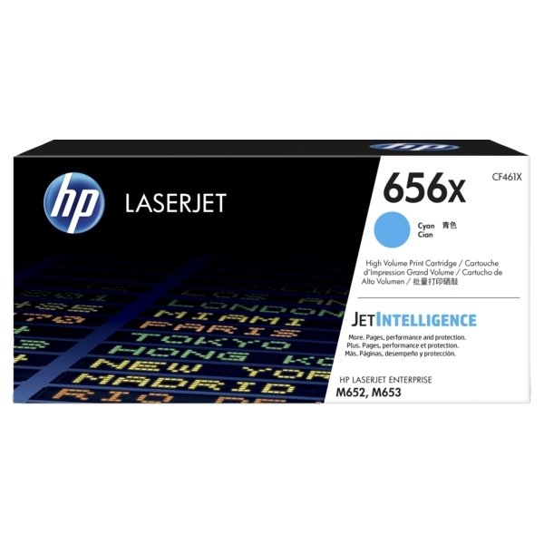HP no 656X CF461X lasertoner, blå, 22000s