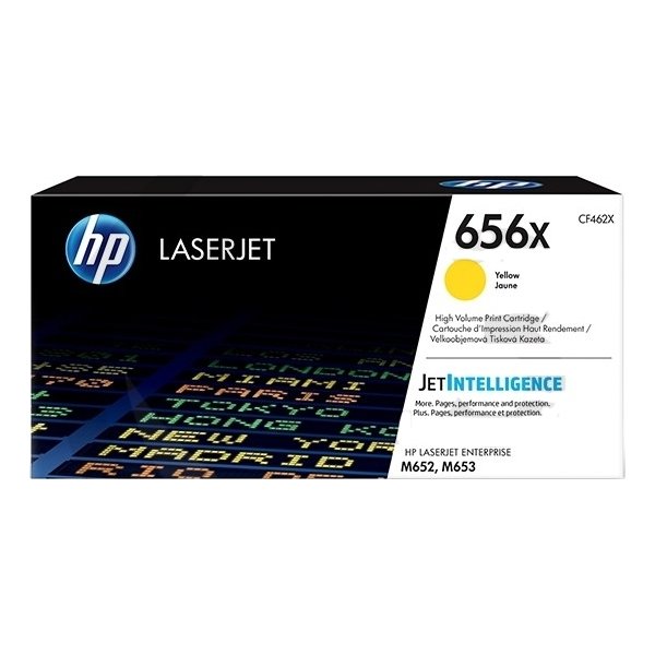 HP no 656X CF462X lasertoner, gul, 22000s