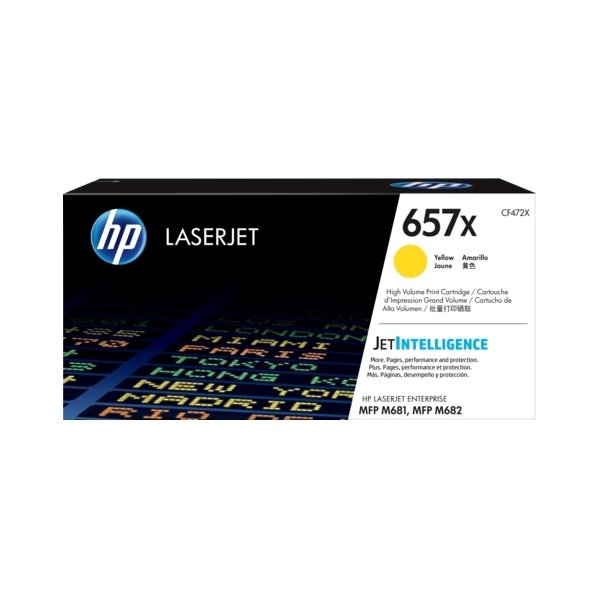 HP no 657X CF472X lasertoner, gul, 23000s