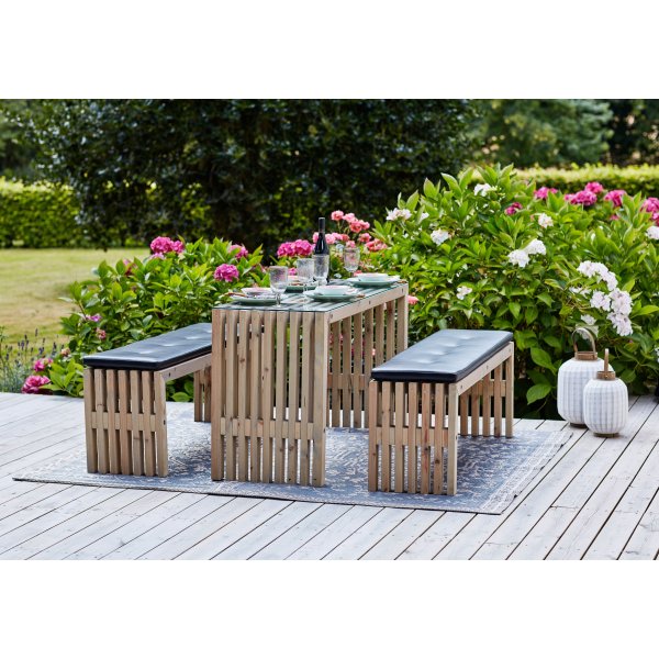 Plus Rustik Trallebænk, Drivtømmer, L 138 cm