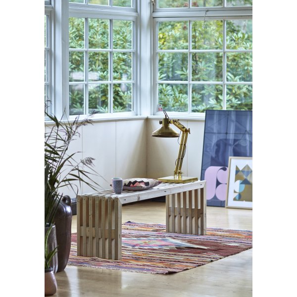 Plus Rustik Trallebænk, Drivtømmer, L 138 cm