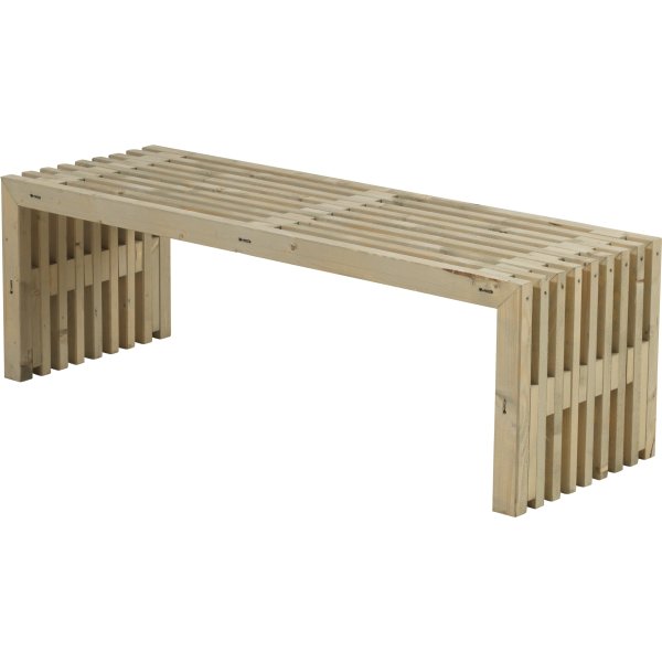Plus Rustik Trallebænk, Drivtømmer, L 138 cm