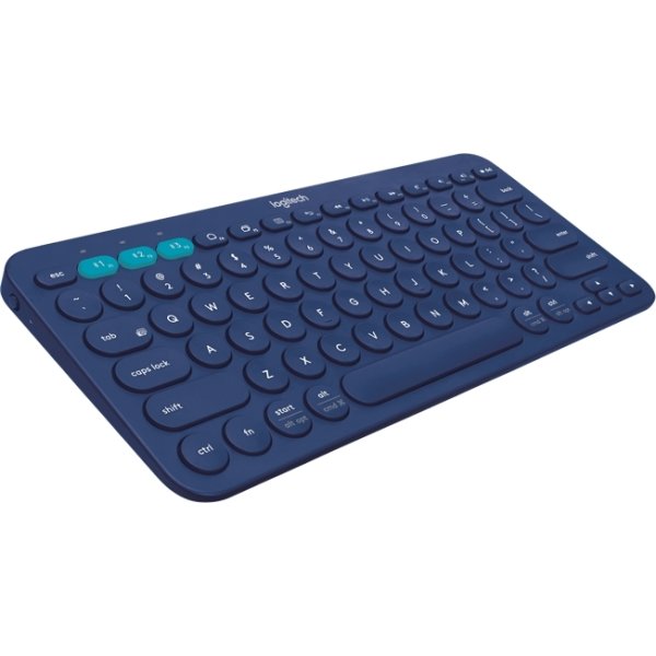 Logitech K380 Bluetooth Keyboard(Nordisk), sort