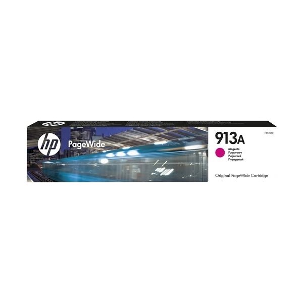 HP no 913A F6T78AE PageWide blækpatron, rød, 3000s