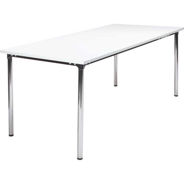 Eminent kantinebord 180x80 cm hvid laminat