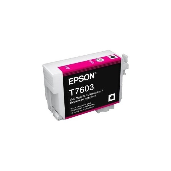 Epson T76034010 blækpatron 25.9 ml., klar magenta