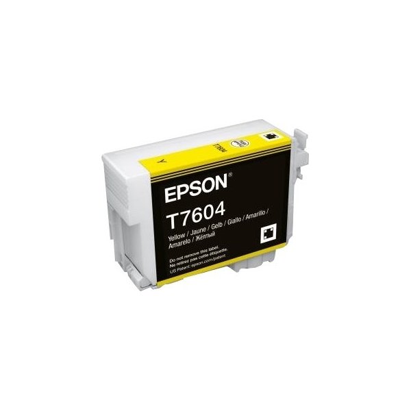 Epson T76044010 blækpatron 25.9 ml., gul